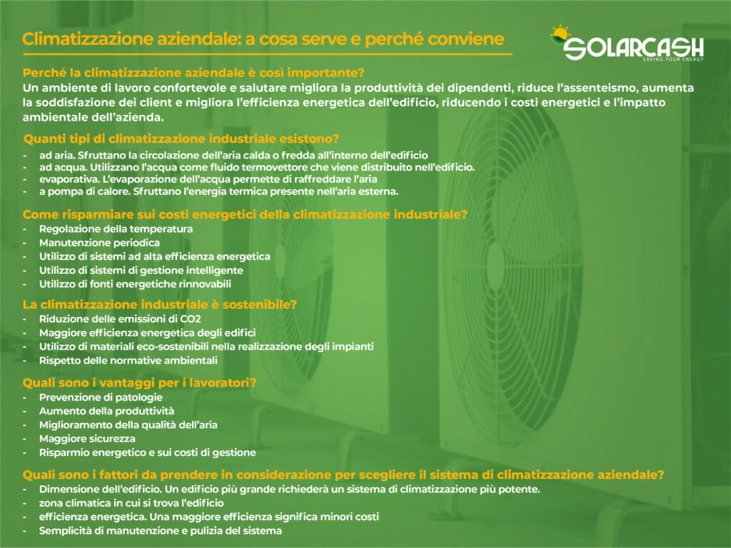 Climatizzazione industriale: tutto quello che devi da sapere
